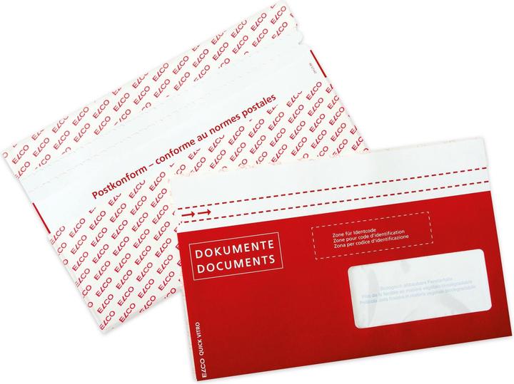 Immagine prodotto Elco Buste portadocumenti Quick Vitro carta Dokumente/Documents conformi agli standard postali (C6/5, 250 Pezzo/i)