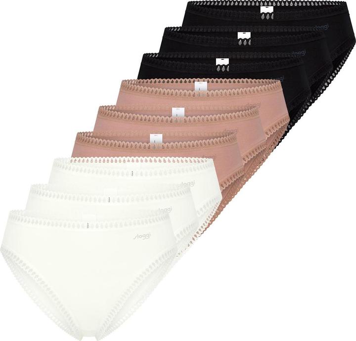 Braun, Creme, Schwarz