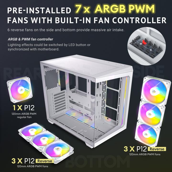 Produktbild Antec C5 ARGB (ATX, Micro ATX (mATX), Mini-ITX)