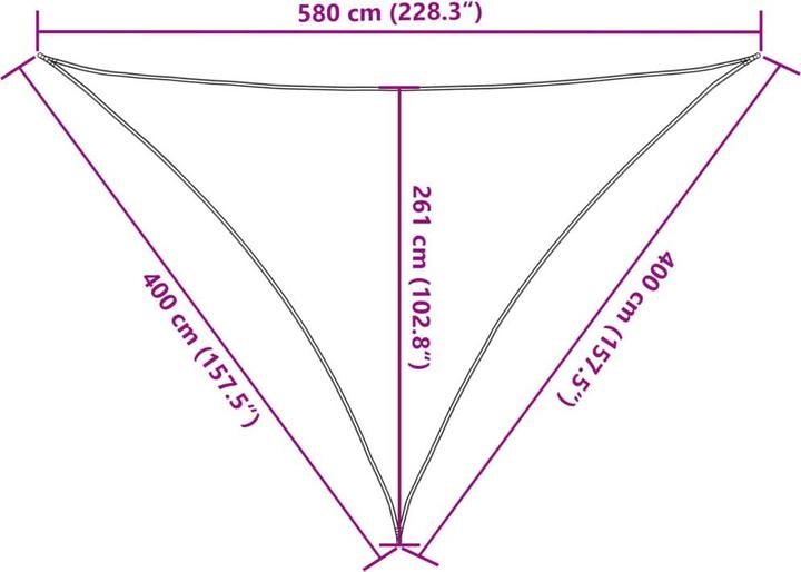 Actual product image vidaXL Wendy (400 x 400 x 580 cm)