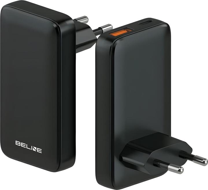 Produktbild Beline Charger 1x USB-C + 1x USB 65W black (only head) PD 3.0 + QC 3.0 BLN2CW65 (65 W)