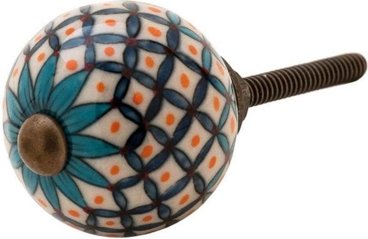 Produktbild Tranquillo Möbelgriff handgemacht, Ø 3 cm, Mehrfarbig/Messing