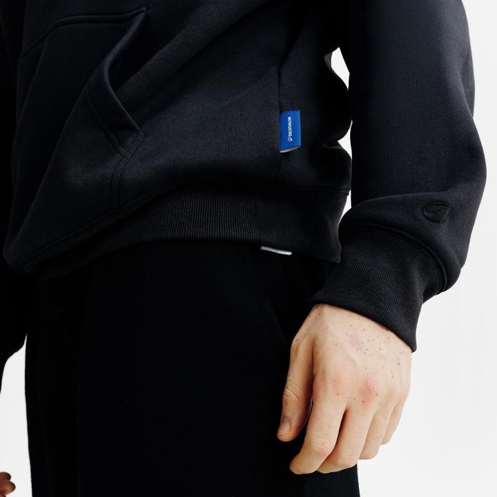 Image du produit Decathlon Sweat à capuche mixte, noir (M)