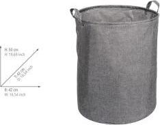 Actual product image Wenko Laundry bin Judy grey (69 l)