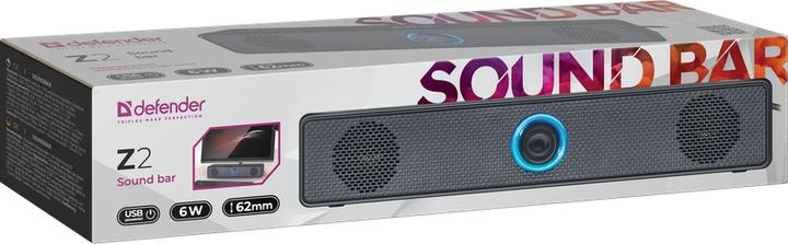 Actual product image Defender Soundbar Z2 LED USB Speaker (6 W, 2.0 Channel)