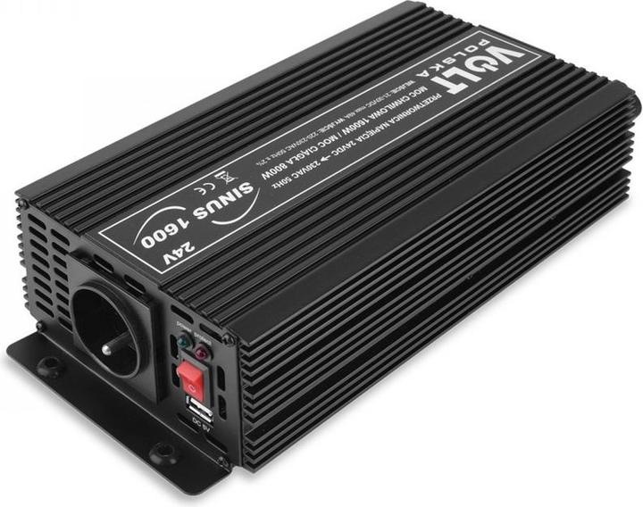 Actual product image Volt Polska Przetwornica napiecia SINUS 1600 24/230V(800/1600W)