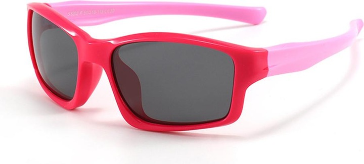 Produktbild Techsuit - Sunglasses Polarised (8202-C30) - for Kids, Sport Type - Rose Red / Pink