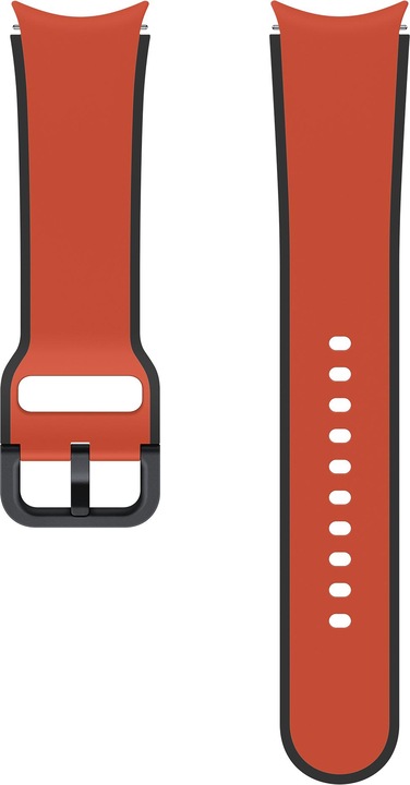 Samsung Sportarmband Two-tone Sport Band Brick Red (20 mm, Fluorelastomer, Galaxy Watch 4, Galaxy Watch 4 Classic, Galaxy Watch 5 Pro)