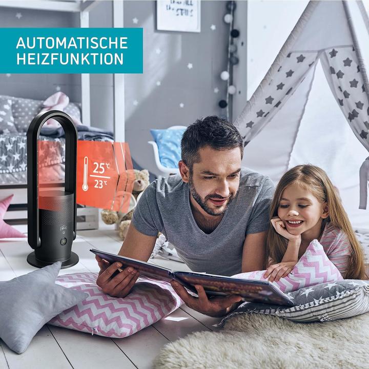 Produktbild Djive Ventilator, Heizlüfter & Luftreiniger, Anthrazit (25 m²)