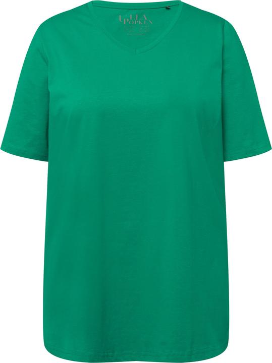 Produktbild Ulla Popken T-Shirt, A-Linie, V-Ausschnitt, Halbarm (62)