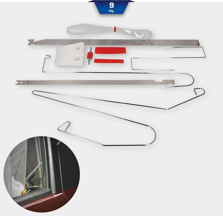 Actual product image KS Tools Werkzeuge-Maschinen GmbH Car door opener set, 9 pcs.