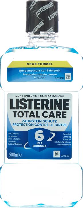 Image du produit Listerine Total Care (500 ml, Bains de bouche)