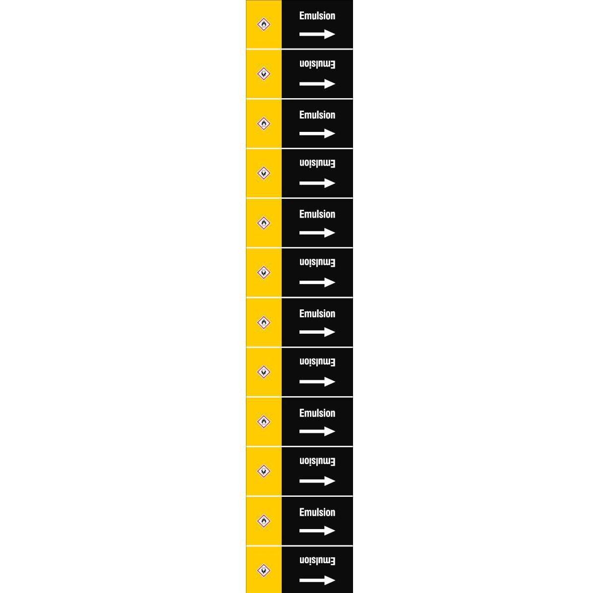 Brady, Etiketten, ISO 20560 Pipe Markers -