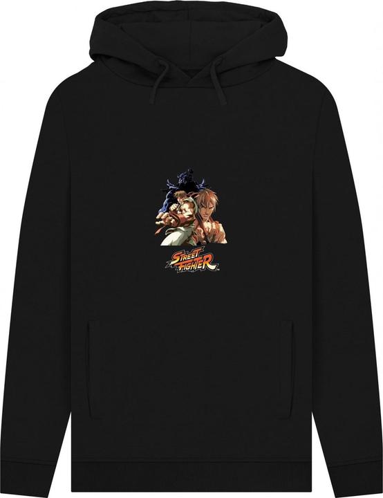 Immagine prodotto Street Fighter Felpa con Cappuccio Posa di Gruppo Adulto Unisex (L)