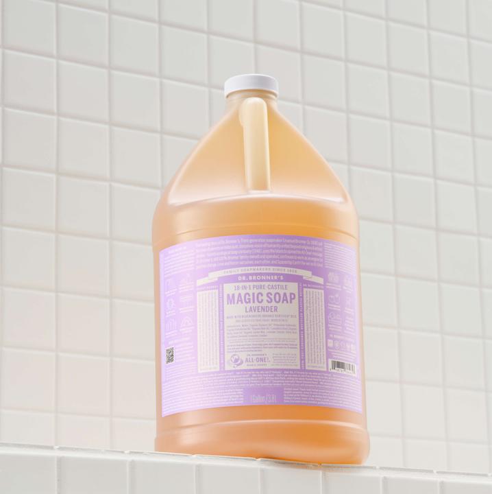Actual product image Dr. Bronner's 18-IN-1 (Liquid soap, 3800 ml)