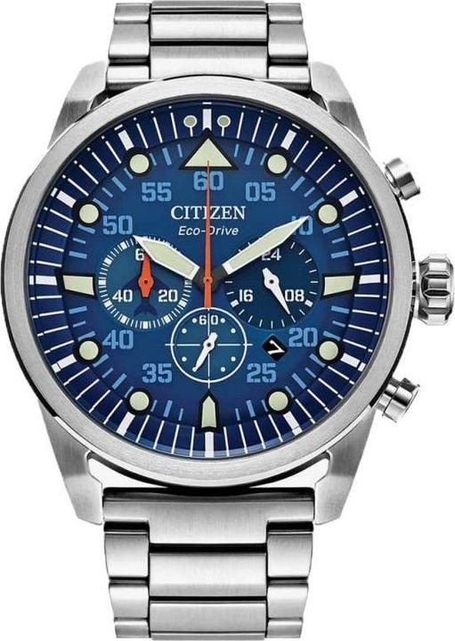 Citizen Cronografo Eco-Drive Acciaio Inossidabile Orologio Classico (Cronografo)
