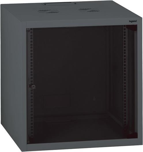 Image du produit Legrand Boîtier fixe 19 pouces livré assemblé Linkeo capacité 6U - 359x600x450mm (10.86 HE, Rack 19 pouces)