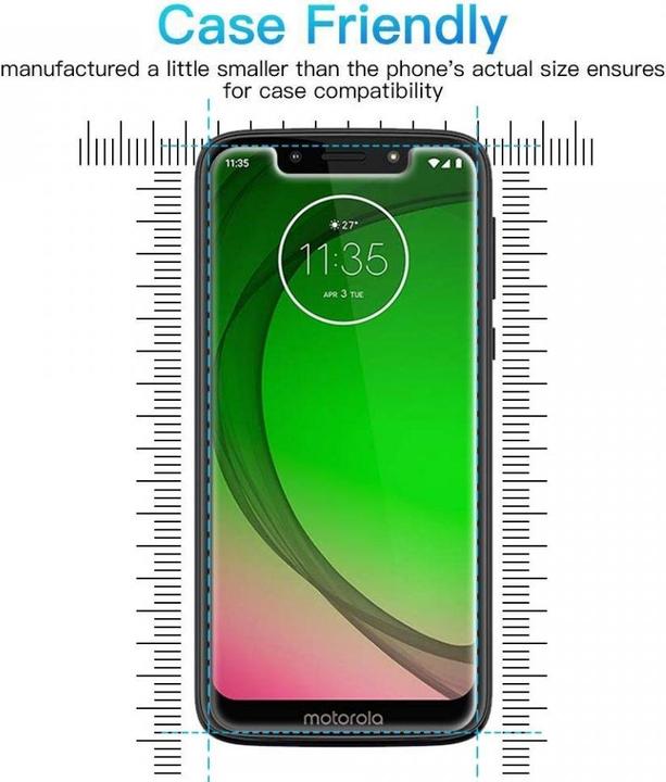 Actual product image Screenguard Motorola Moto G7 Play Protective Glass Film Case Friendly Design (1 pcs., Motorola Moto G7 Play)