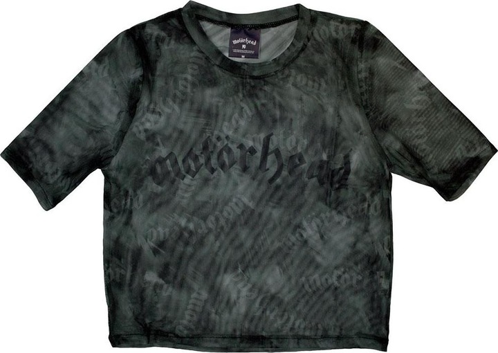 Actual product image Motorhead Womens/Ladies Logo Mesh Crop Top (S)
