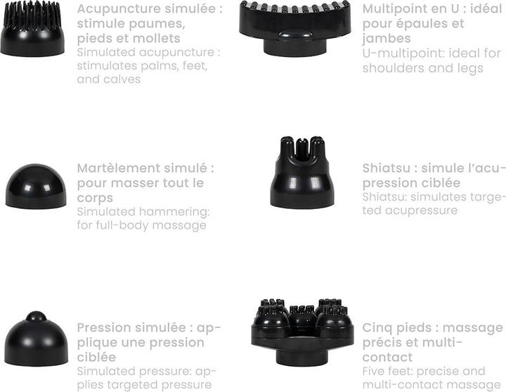 Actual product image Livoo XXL 6-in-1 multifunction massager