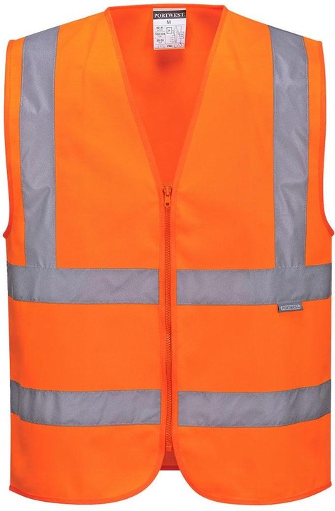 Produktbild Portwest HiVis Weste Mit vorderem Reissverschluss Sicherheit (3XL)