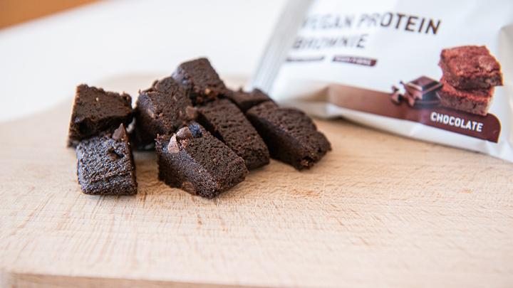 Immagine prodotto Sponser Brownie proteico vegano (Cioccolato, Cioccolatino, Chocolate, 12 pz., 600 g)