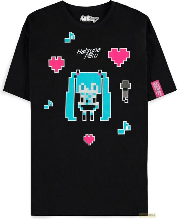 Actual product image Difuzed Hatsune Miku - Unisex Pixel Short Sleeved T-shirt - M (M)
