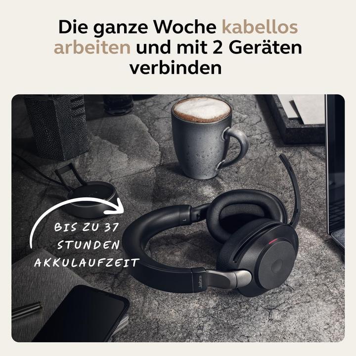 Produktbild Jabra Evolve2 85 (Kabelgebunden, Kabellos, USB-A)