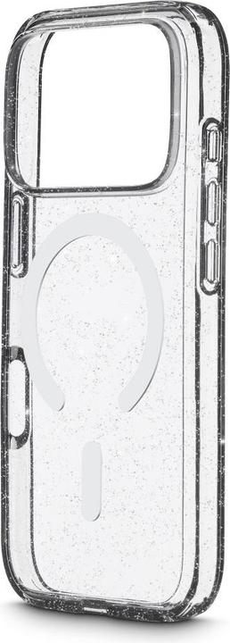 Actual product image White Diamonds “Mag Glitter” Cover for Apple iPhone 17 Pro, transparent (Apple iPhone 17 Pro)