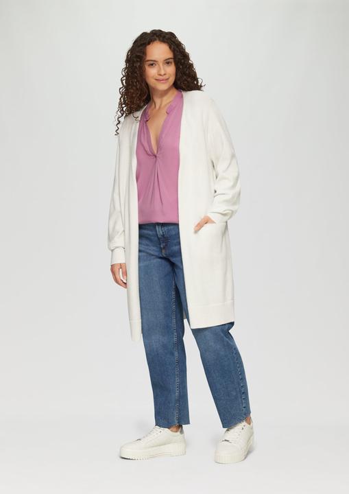 Actual product image S.Oliver Bluse Loose-Fit-Bluse mit Stehkragen (44)