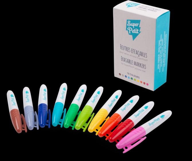 Produktbild Super Petit abwaschbare Stifte, 10er Pack (Weiss, 10 x)