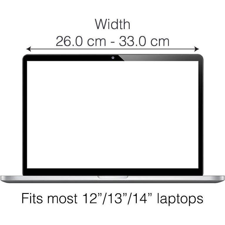 Thumbnail - Philbert Design Philbert - Sun Shade & Privacy Hood Universal 12-14" Ultra Slim, Black (14"), Notebooktasche, Schwarz