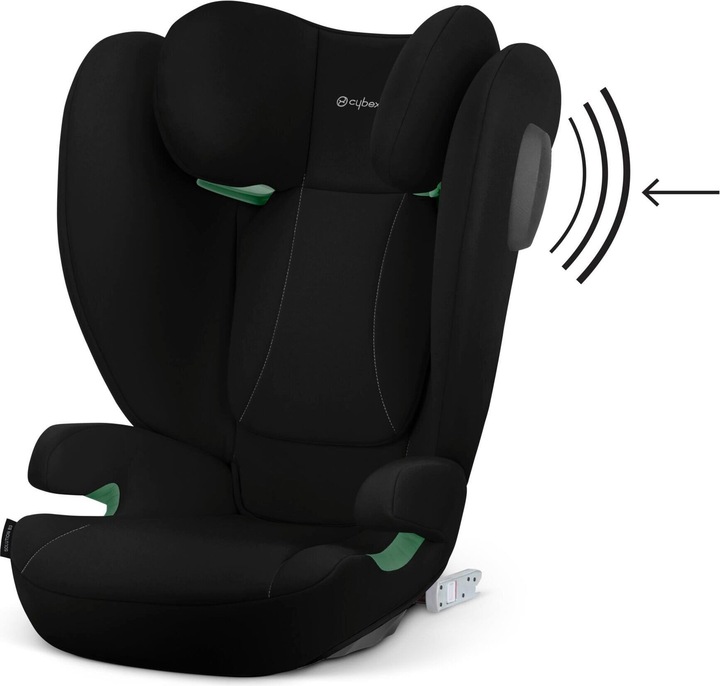Actual product image Cybex Solution B3 i-Fix Volcano Black (Child seat, ECE R129/i-Size Standard)
