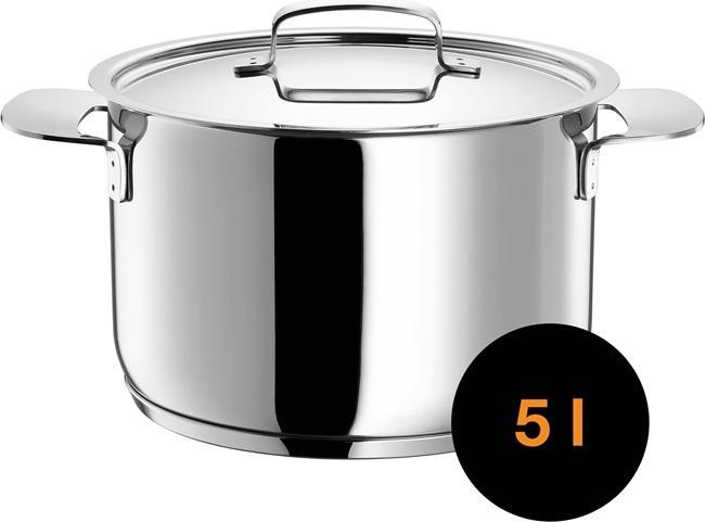 Actual product image Fiskars All Steel Kasser.5,0l (Saucepan, Stainless steel, 22 x 16.60 cm)