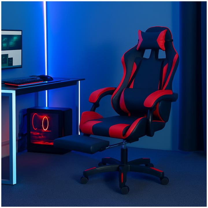 Actual product image HTI-Living Gaming Stuhl Krit Eco Schwarz-Rot