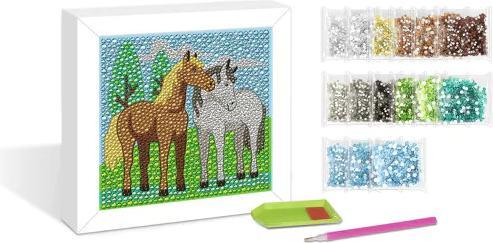 Produktbild Ludwig Bähr Diamond Painting Bild mit Rahmen "Pferde"