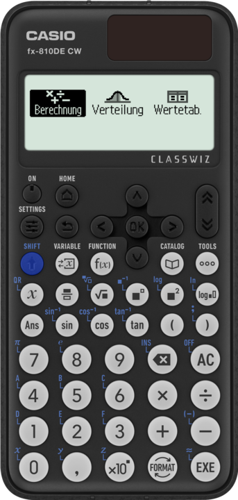 Produktbild Casio FX-810DE CW (Batterien)