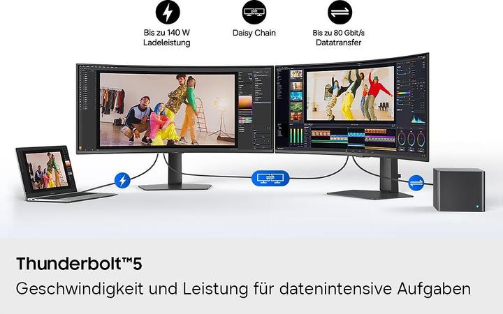 Actual product image Samsung S85TH (5120 x 2160 pixels, 40")