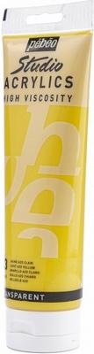 Actual product image Pebeo Studio Acrylics fine acrylic (Light yellow azo, 250 ml)