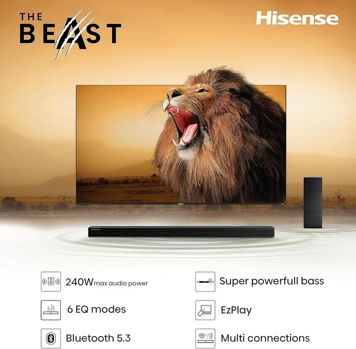 Actual product image Hisense HS2100 (240 W, 2.1 Channel)