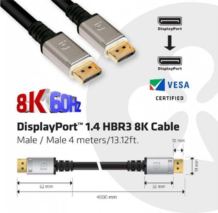 Produktbild Club 3D DisplayPort — DisplayPort (4 m, DisplayPort)