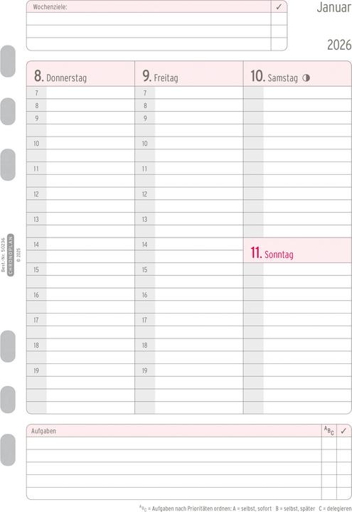 Actual product image Chronoplan Wochenplan (A5)