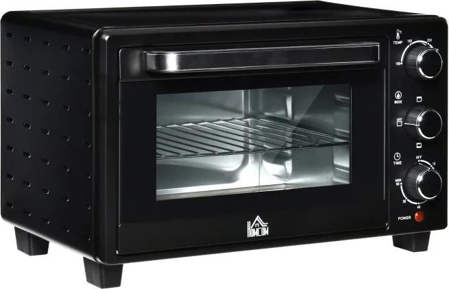 Image du produit Swisshandel24 Mini-four 32L 1600W Mini four électrique avec bac à scories Métal Inox Verre Argent