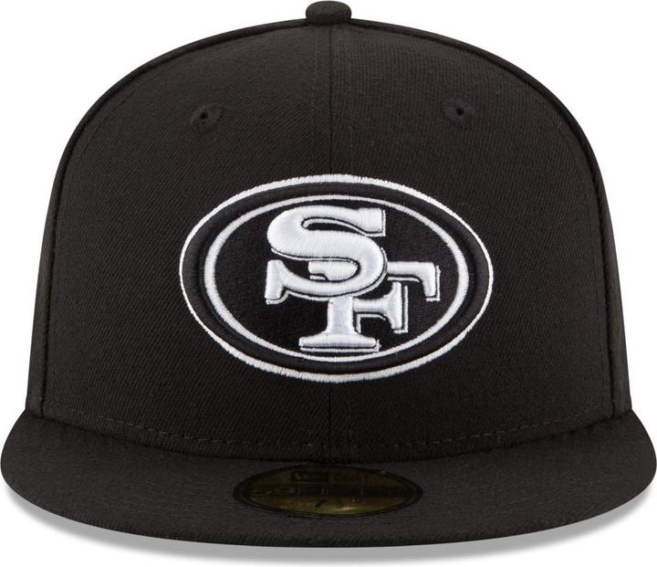 Actual product image New Era 59Fifty Fitted Cap - BLACK San Francisco 49ers (7 3/4)