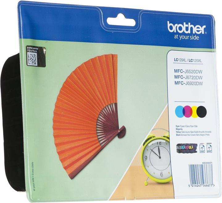 Actual product image Brother LC-129XL Value Pack (C, FC, M, Y)