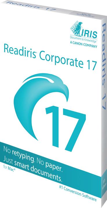 Actual product image Iris Readiris Corporate 17 Mac (1 User, 12 months)