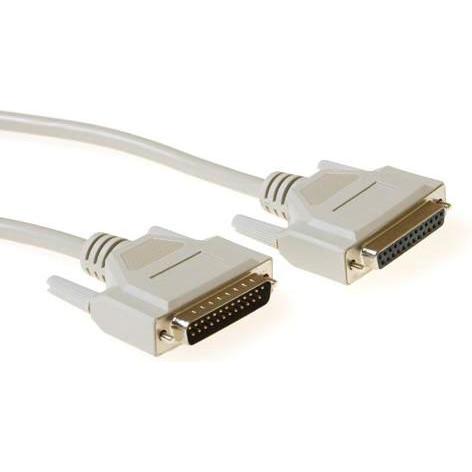 ACT 5 metre Serial 1:1 connection cable 25 pin D-sub male (5 m), Schnittstellenkabel