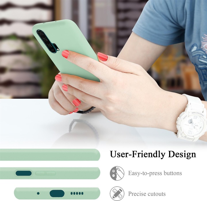 Produktbild Cadorabo TPU Liquid Silicone Case Cover (Honor 20 Pro)