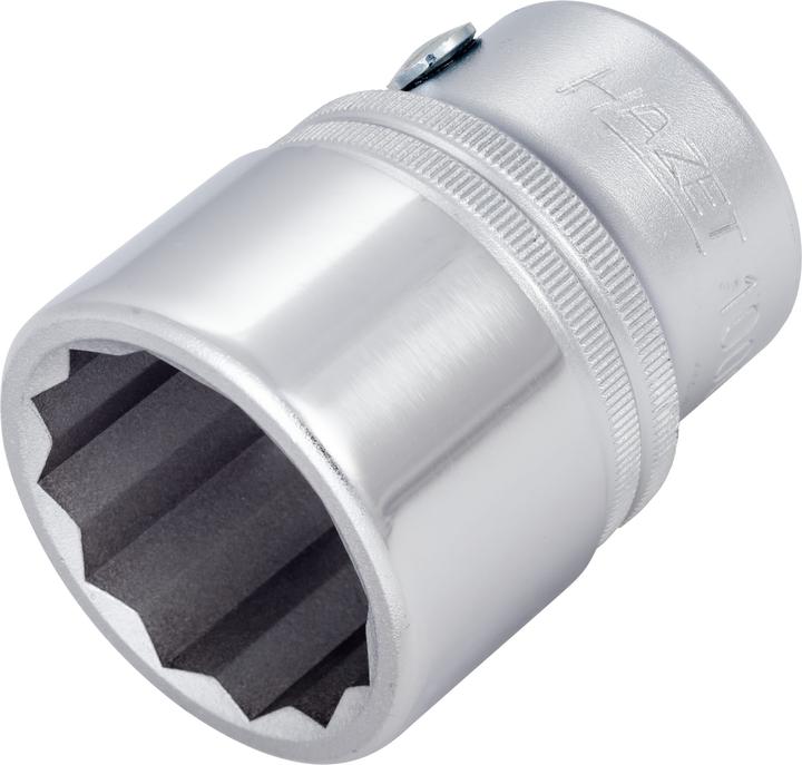 Produktbild HAZET Steckschlüsseleinsatz ∙ Doppelsechskant 1000AZ-1.1/4 ∙ Vierkant20 mm (3/4 Zoll) ∙ Aussen Doppe…
