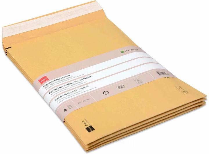Actual product image Elco Paper padded pocket 74653.92 249 x 356mm, brown 4 pcs. (4 pcs.)